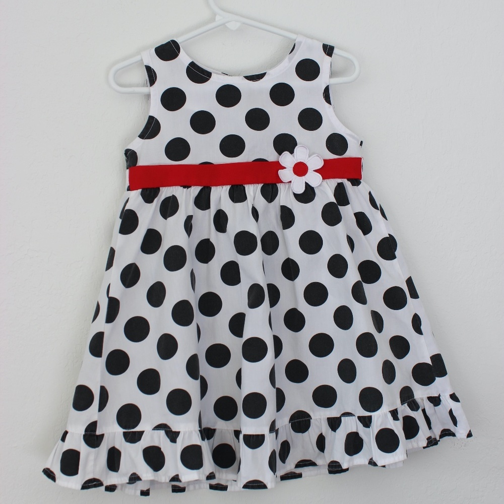 Bleuberi Boulevard polka dot dress 3T